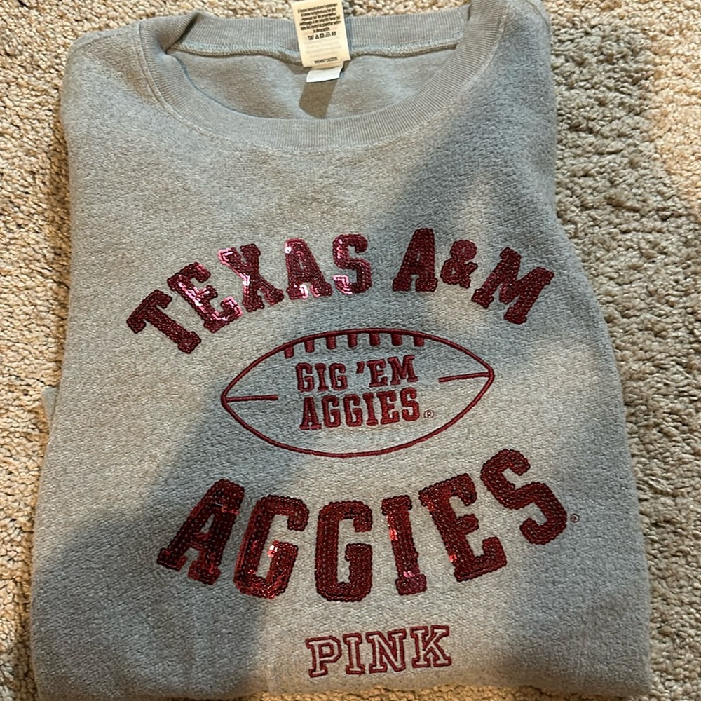 Victoria secret pink Texas A&M sweatshirt